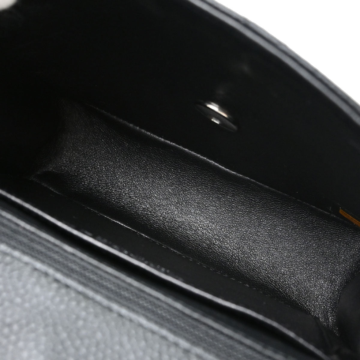 Chanel Black Caviar Skin Mini Classic Square Flap Shoulder Bag 17