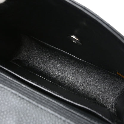 Chanel Black Caviar Skin Mini Classic Square Flap Shoulder Bag 17