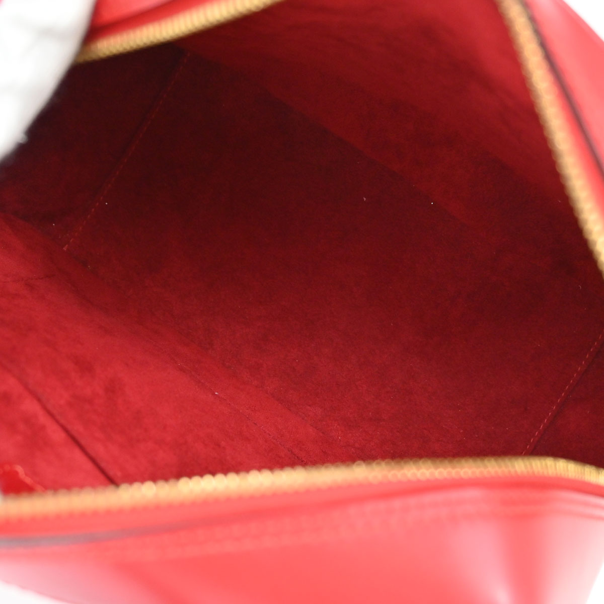 Louis Vuitton Red Epi Sablon Handbag M52047