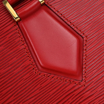 Louis Vuitton Red Epi Sablon Handbag M52047