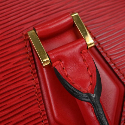 Louis Vuitton Red Epi Sablon Handbag M52047