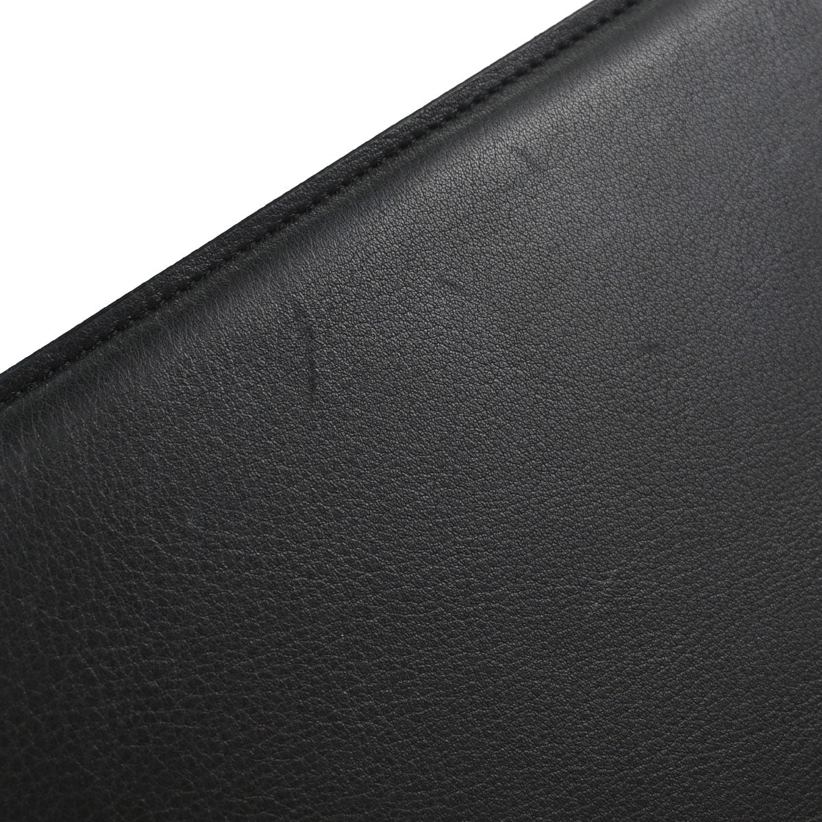 Cartier Black Leather Cabochon Tote Handbag