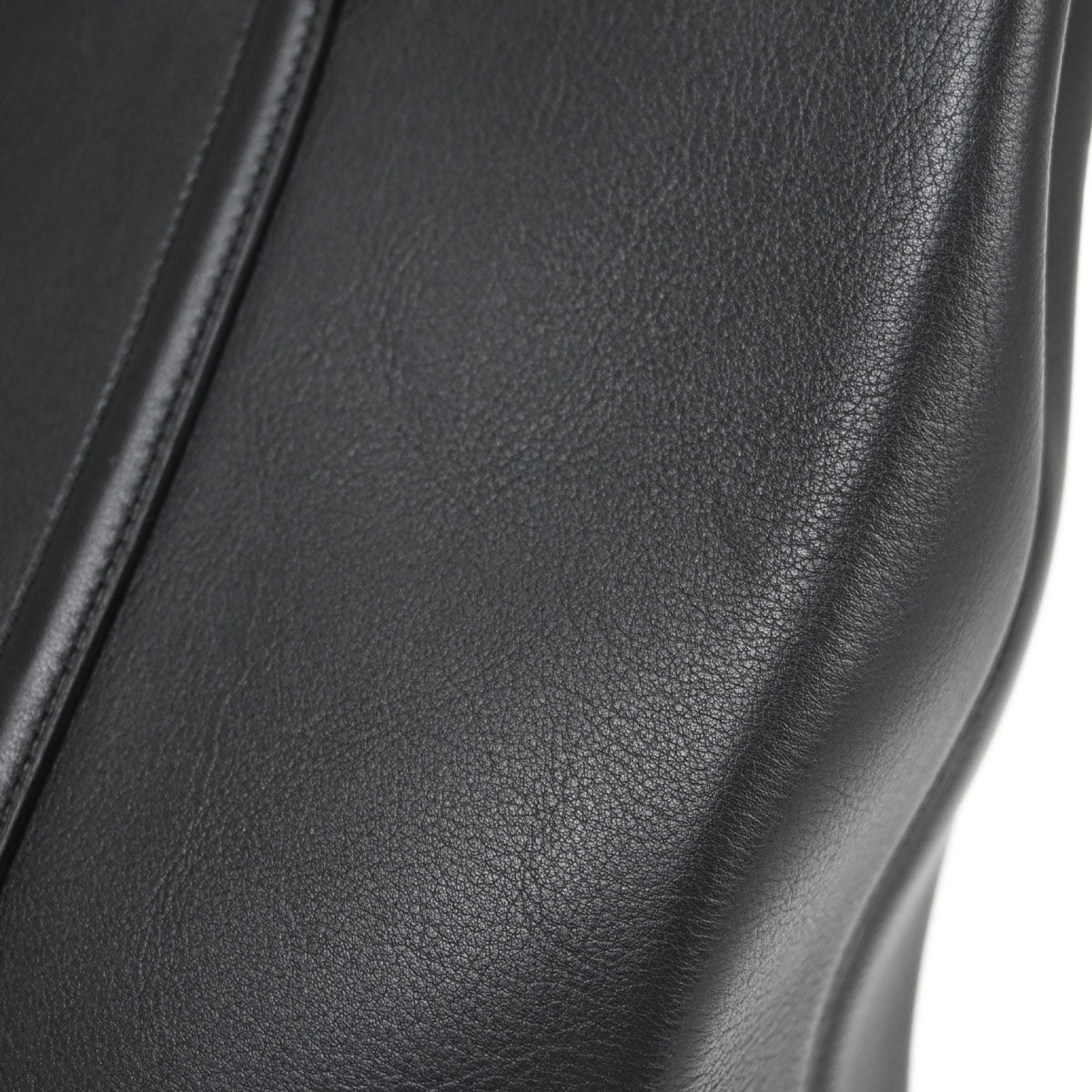 Cartier Black Leather Cabochon Tote Handbag