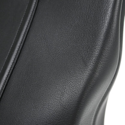 Cartier Black Leather Cabochon Tote Handbag