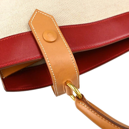 Hermes Natural Toile H Himalaya Handbag