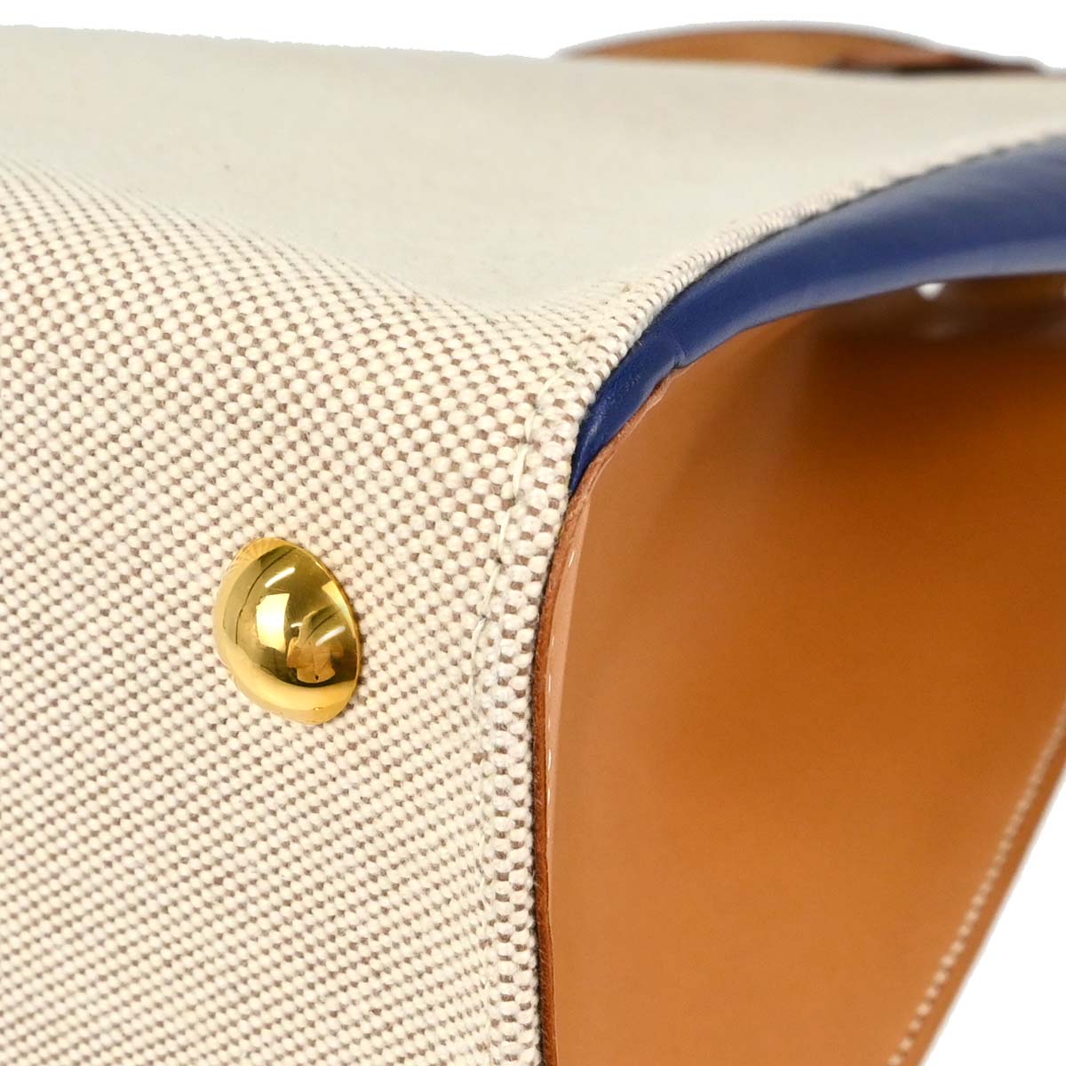 Hermes Natural Toile H Himalaya Handbag
