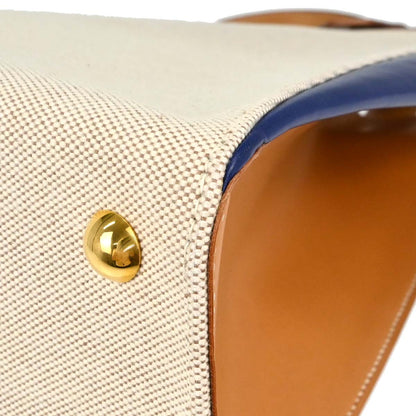 Hermes Natural Toile H Himalaya Handbag