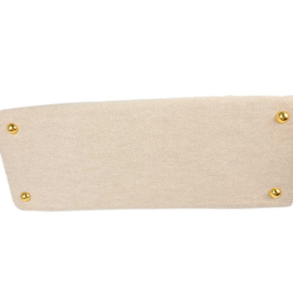 Hermes Natural Toile H Himalaya Handbag