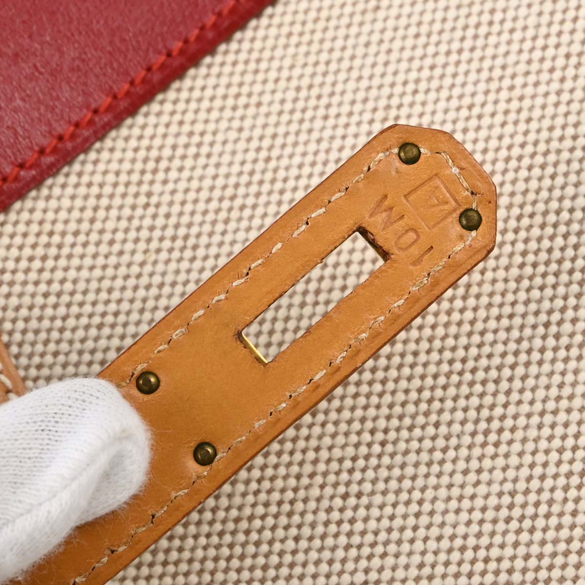 Hermes Natural Toile H Himalaya Handbag