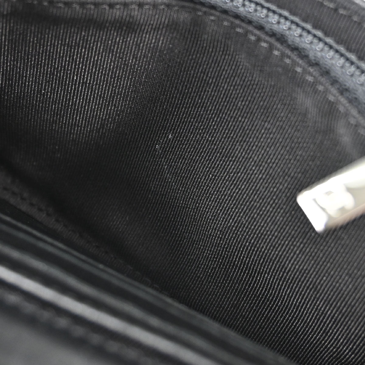 Chanel * Black Lambskin Pony Hair Ostrich Wallet