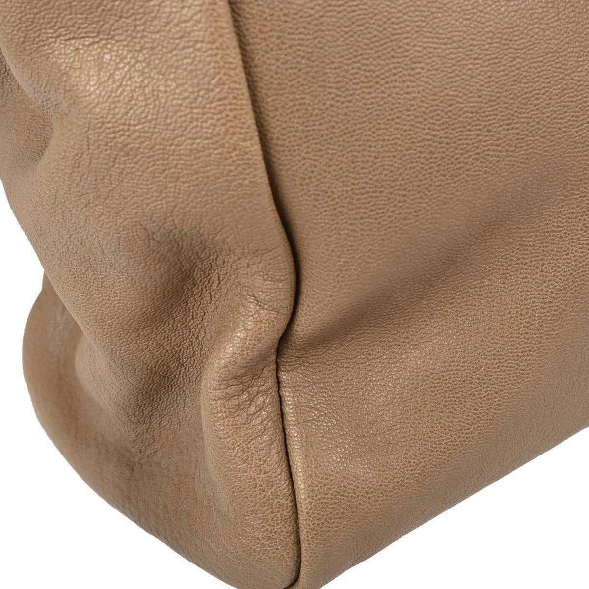 Fendi * Brown Python Peekaboo 2way Shoulder Handbag