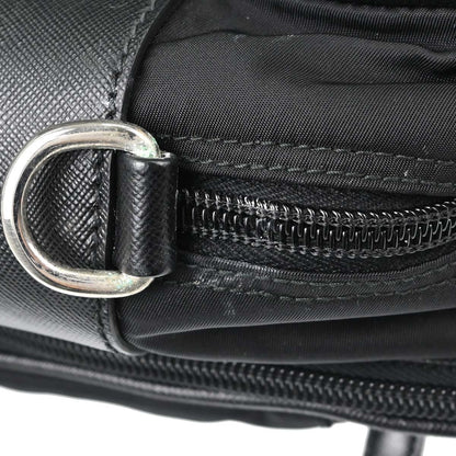 Prada Black Nylon Briefcase Business 2way Shoulder Handbag