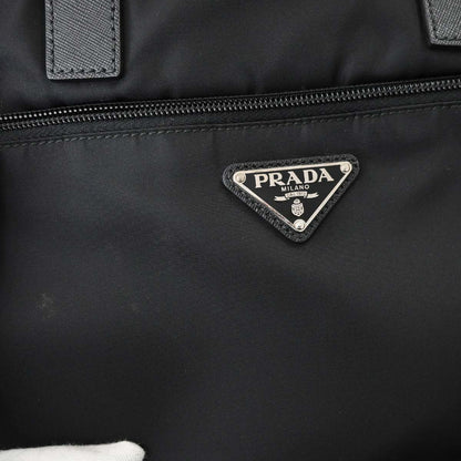 Prada Black Nylon Briefcase Business 2way Shoulder Handbag