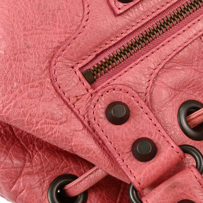 Balenciaga Pink Classic Mini Pompon 2way Shoulder Handbag
