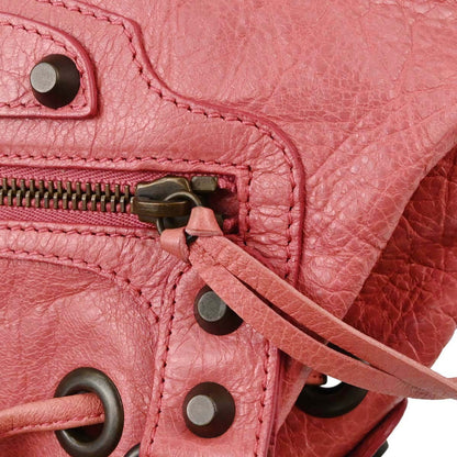 Balenciaga Pink Classic Mini Pompon 2way Shoulder Handbag