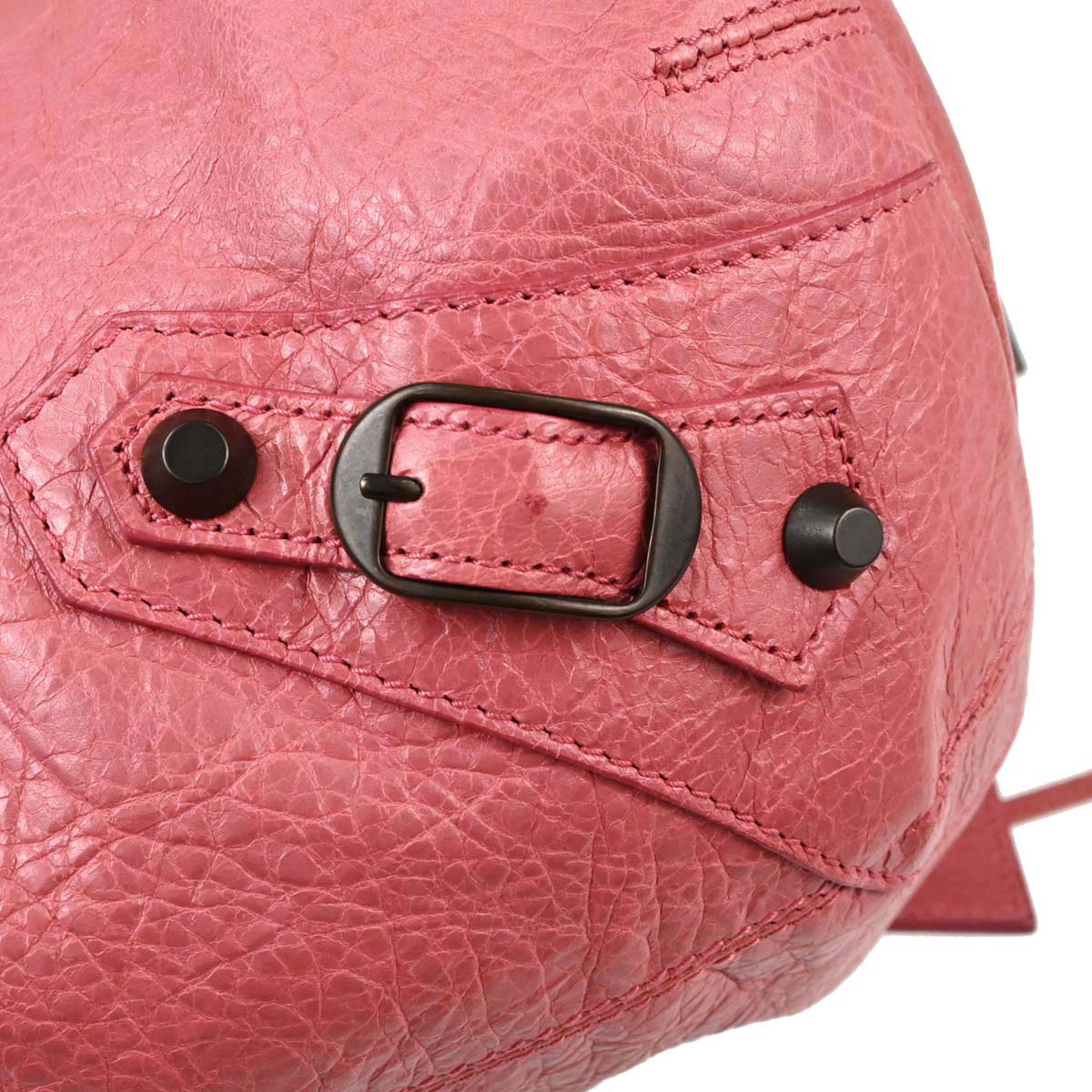 Balenciaga Pink Classic Mini Pompon 2way Shoulder Handbag