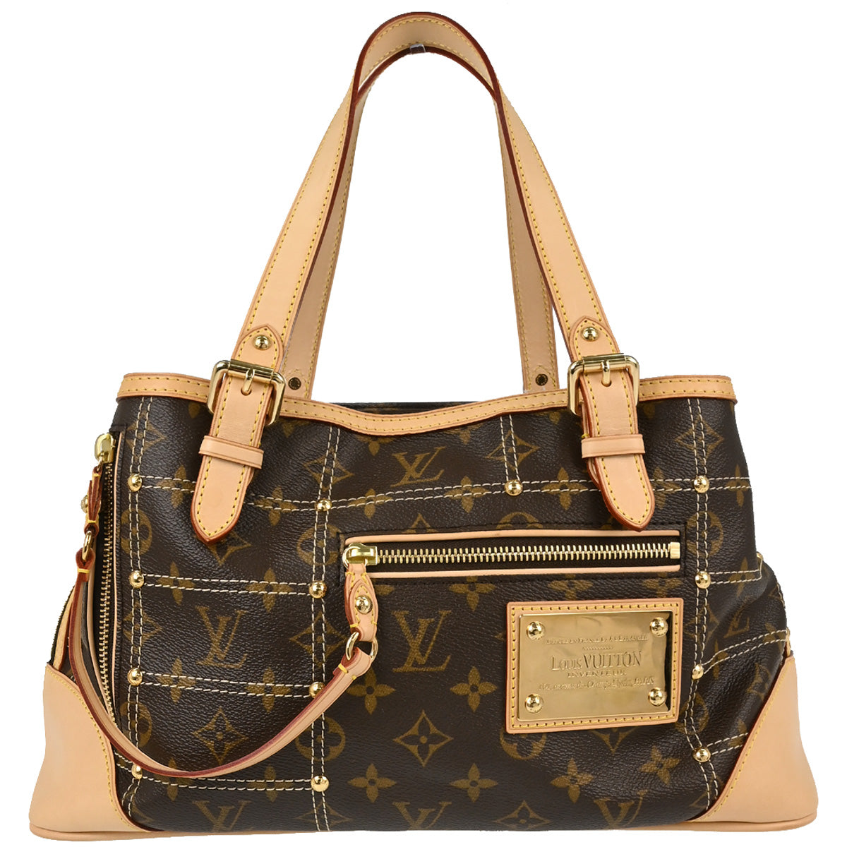 Louis Vuitton Monogram Riveting Handbag M40140