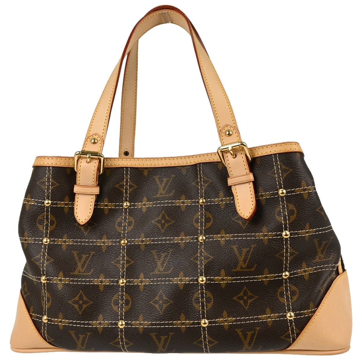 Louis Vuitton Monogram Riveting Handbag M40140
