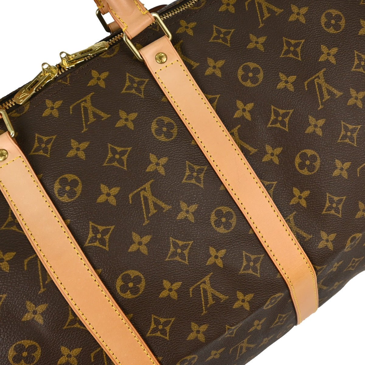 Louis Vuitton Monogram Keepall 55 Travel Handbag M41424