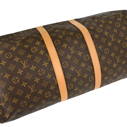 Louis Vuitton Monogram Keepall 55 Travel Handbag M41424