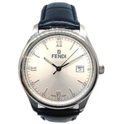 Fendi 210G Watch Black SS Leather