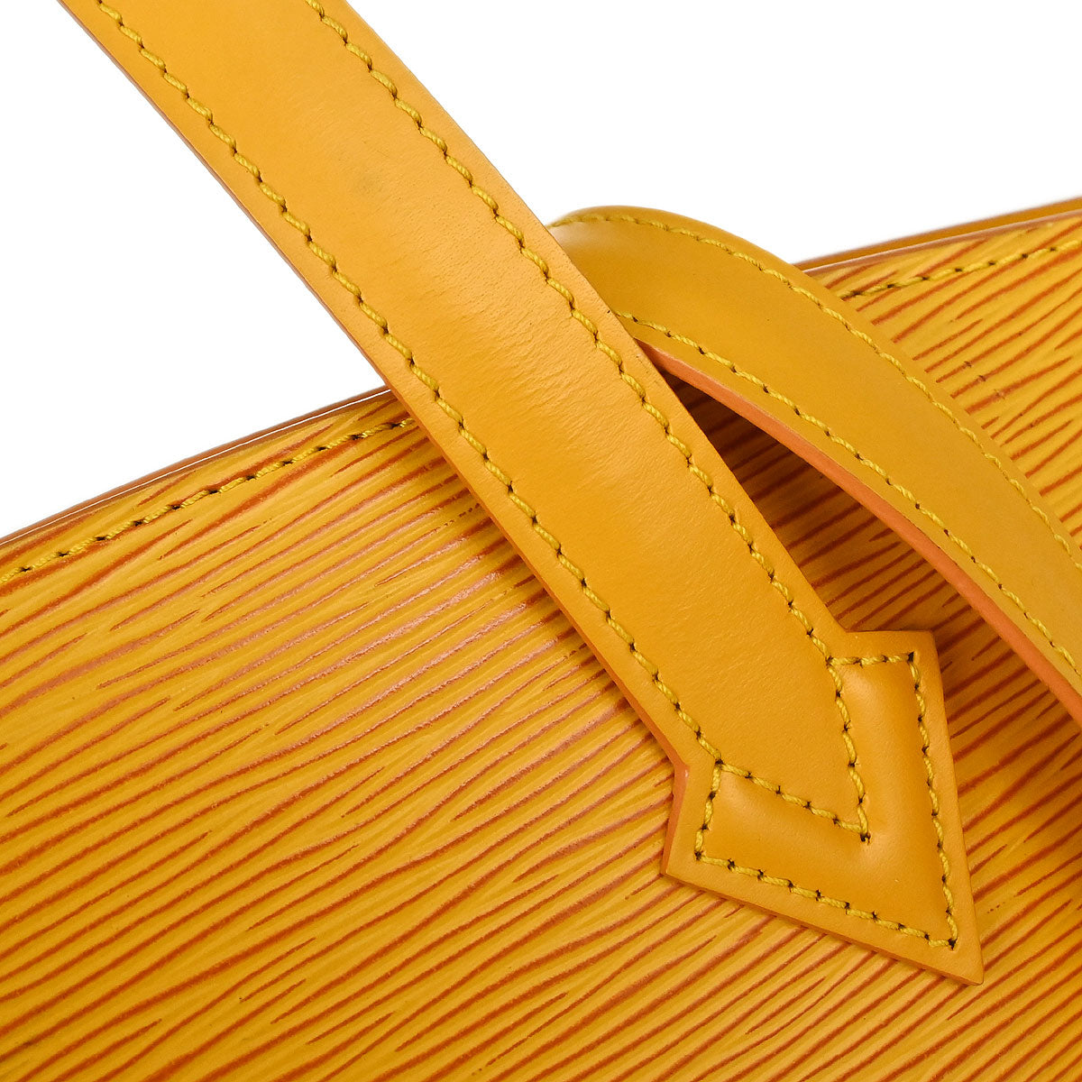 Louis Vuitton Yellow Epi Saint Jacques Poignee Long Tote M52339