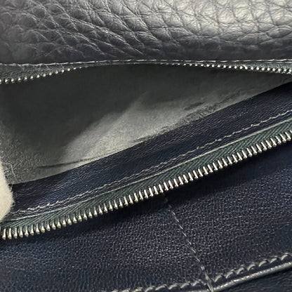 Hermes 2001 Blue Indigo Togo Kelly A Dos GM Backpack