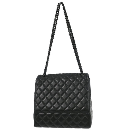 Chanel 2016-2017 Black Lambskin Cockpit Flap Shoulder Bag