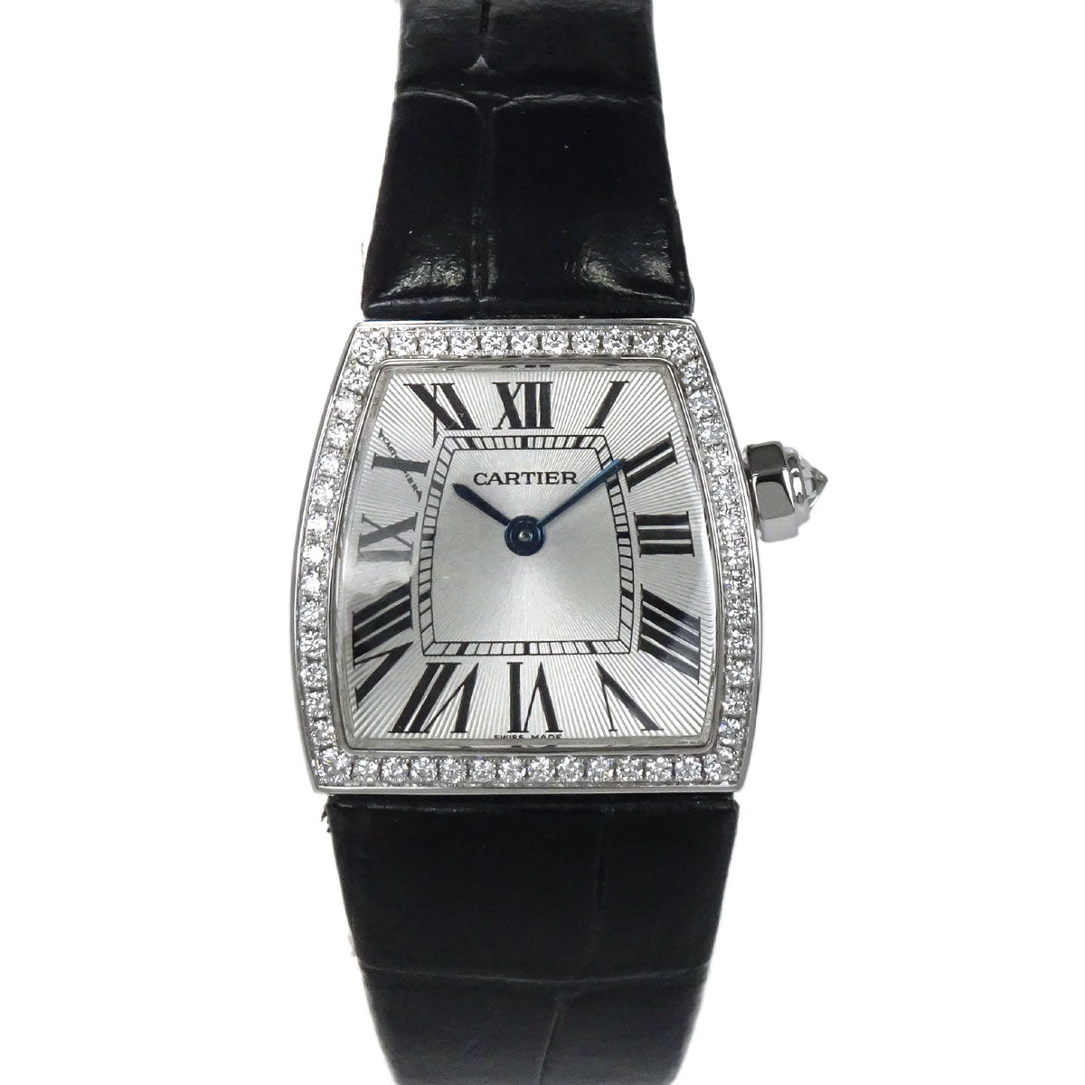 Cartier La Dona Watch 18KWG Crocodile