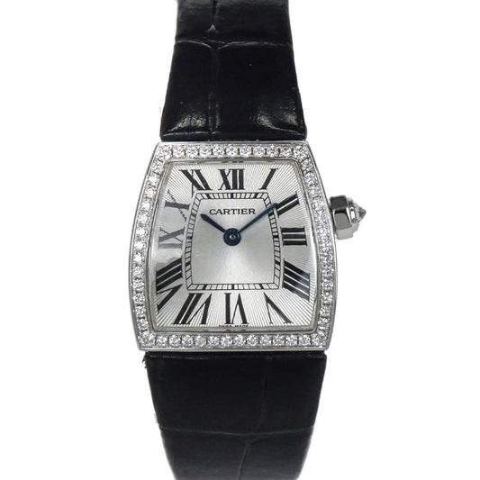 Cartier La Dona Watch 18KWG Crocodile