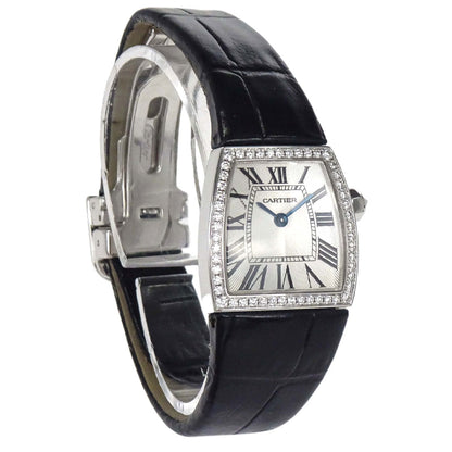 Cartier La Dona Watch 18KWG Crocodile