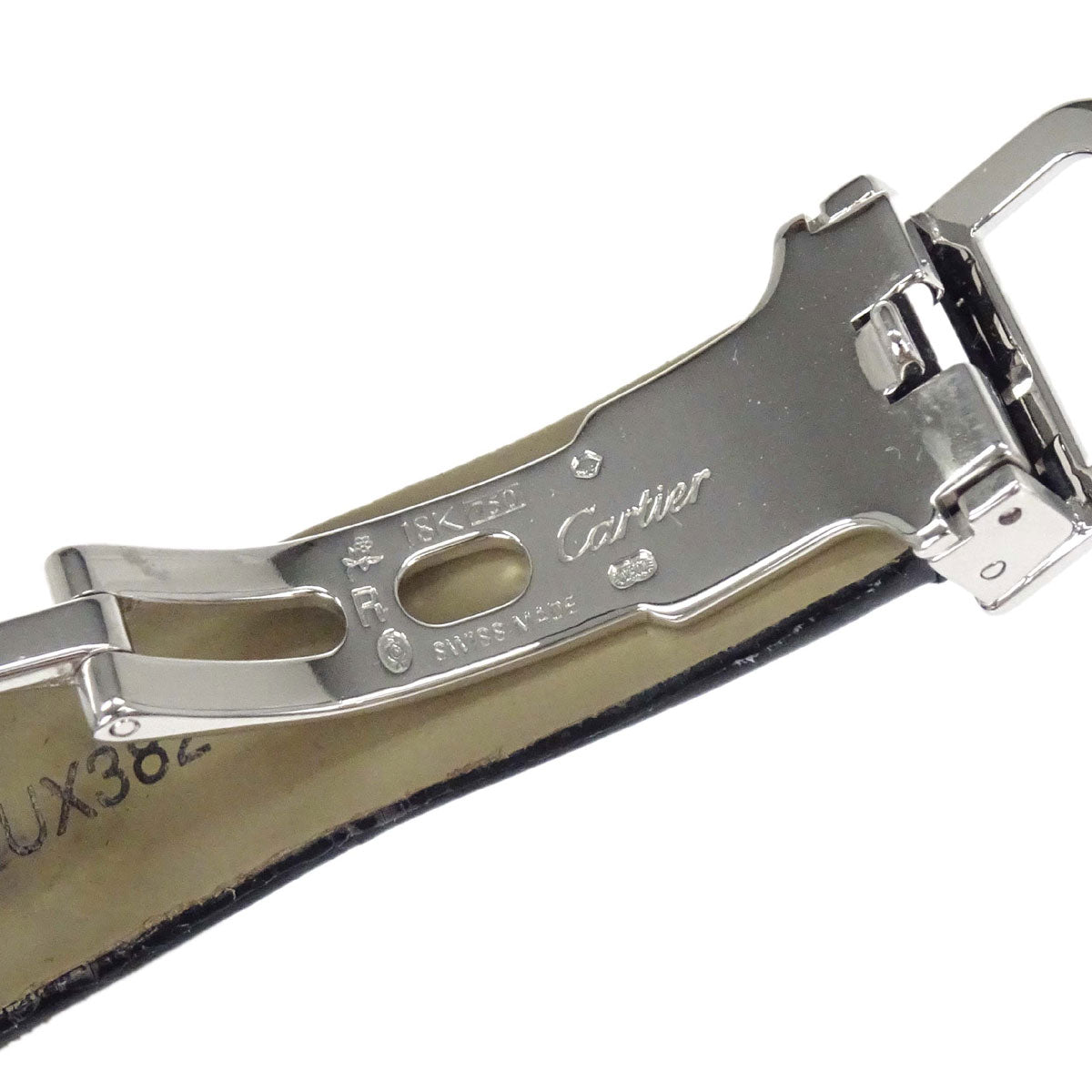 Cartier La Dona Watch 18KWG Crocodile