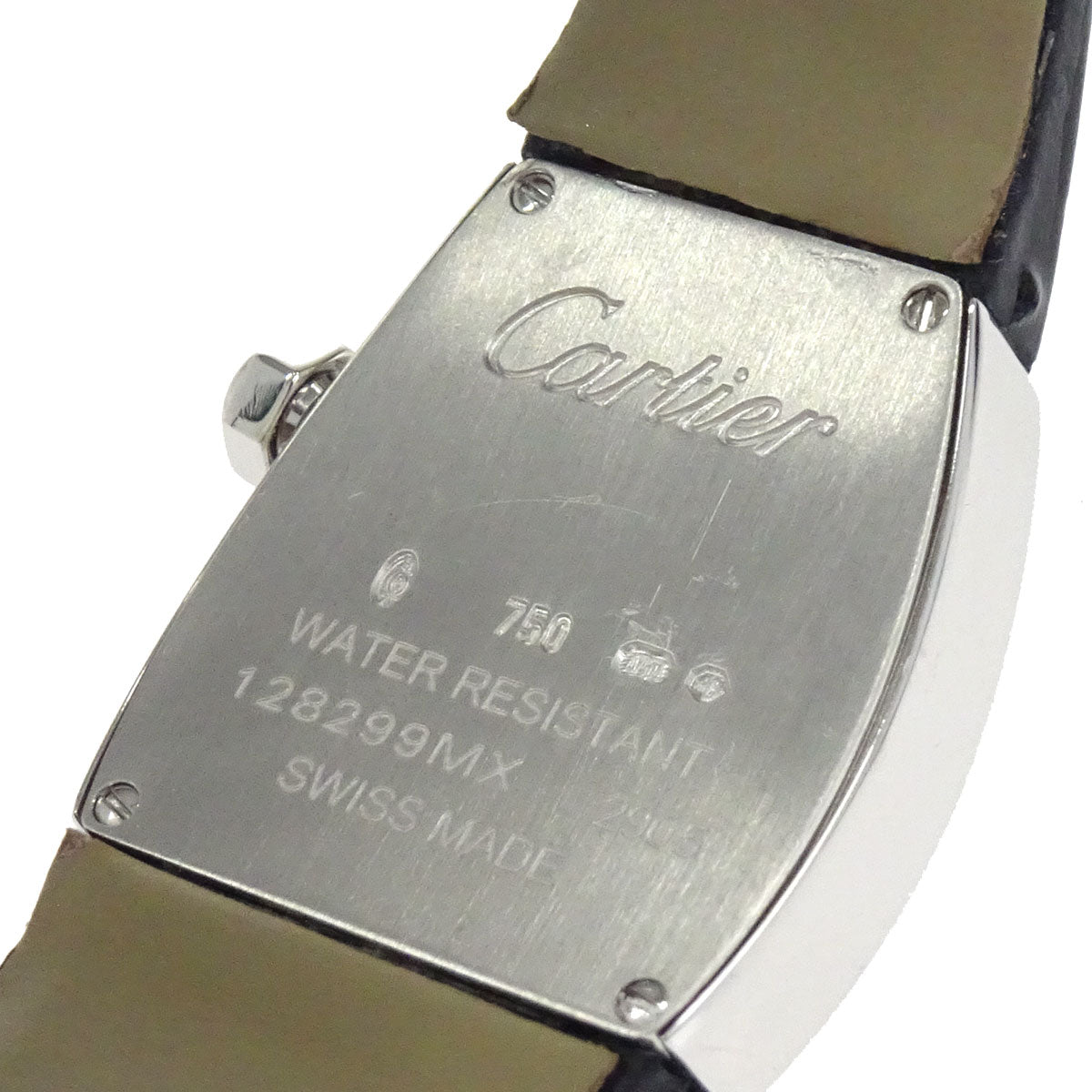 Cartier La Dona Watch 18KWG Crocodile