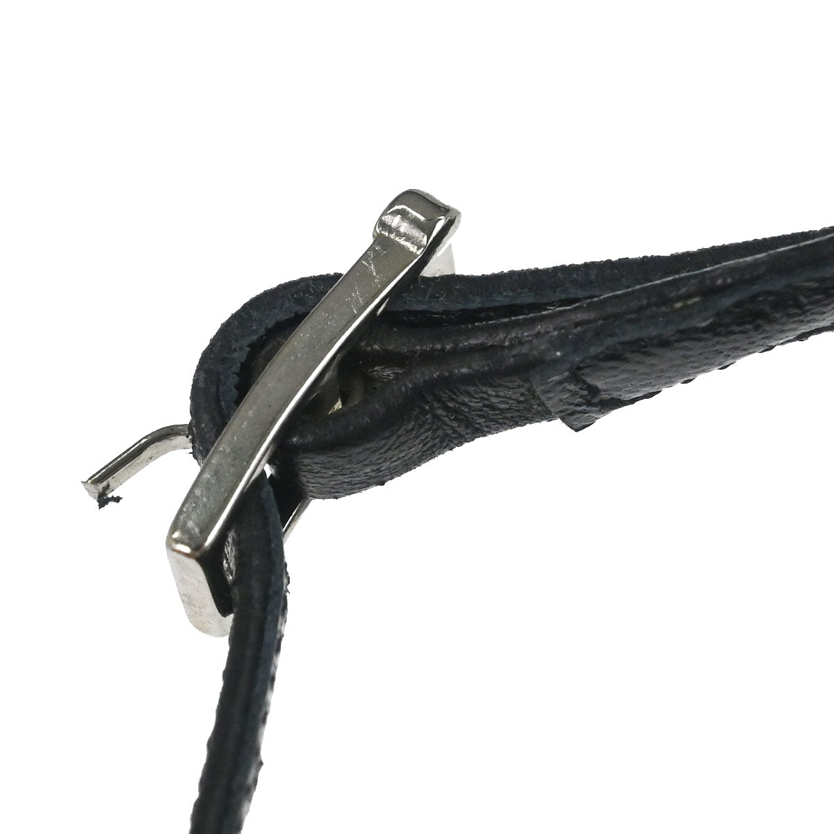 Chanel * Ruffle Black Lambskin Sandals Shoes #37