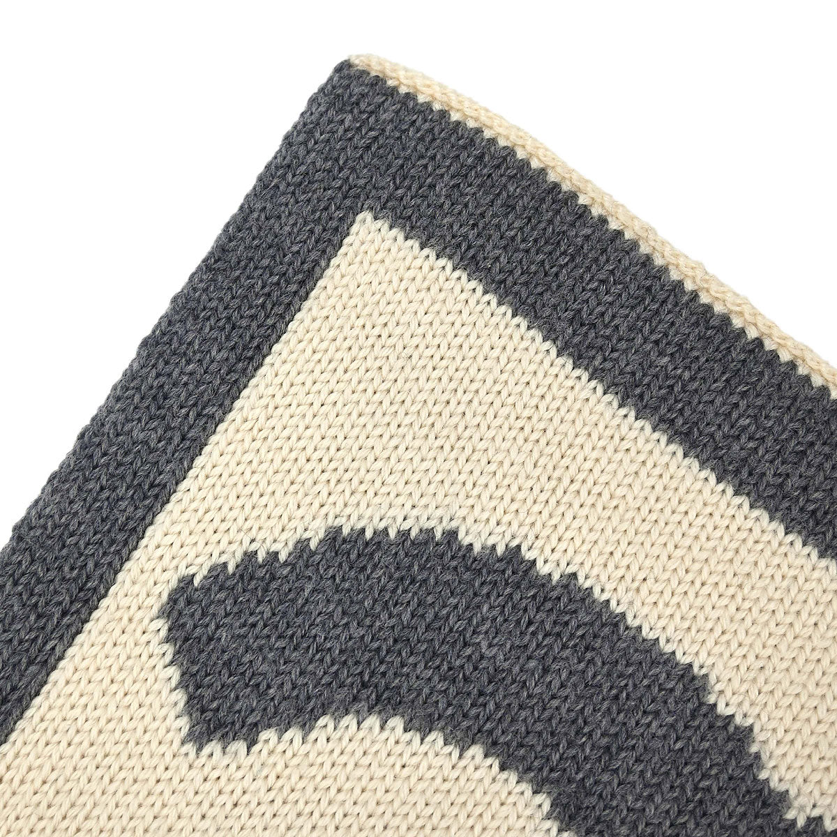 Chanel Sport Line Scarf Shawl White Gray Small Good