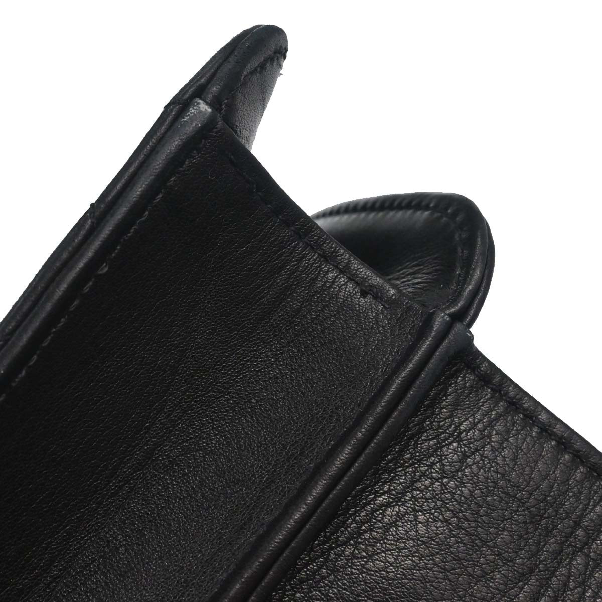 Chanel Black Lambskin Briefcase Business 2way Shoulder Handbag