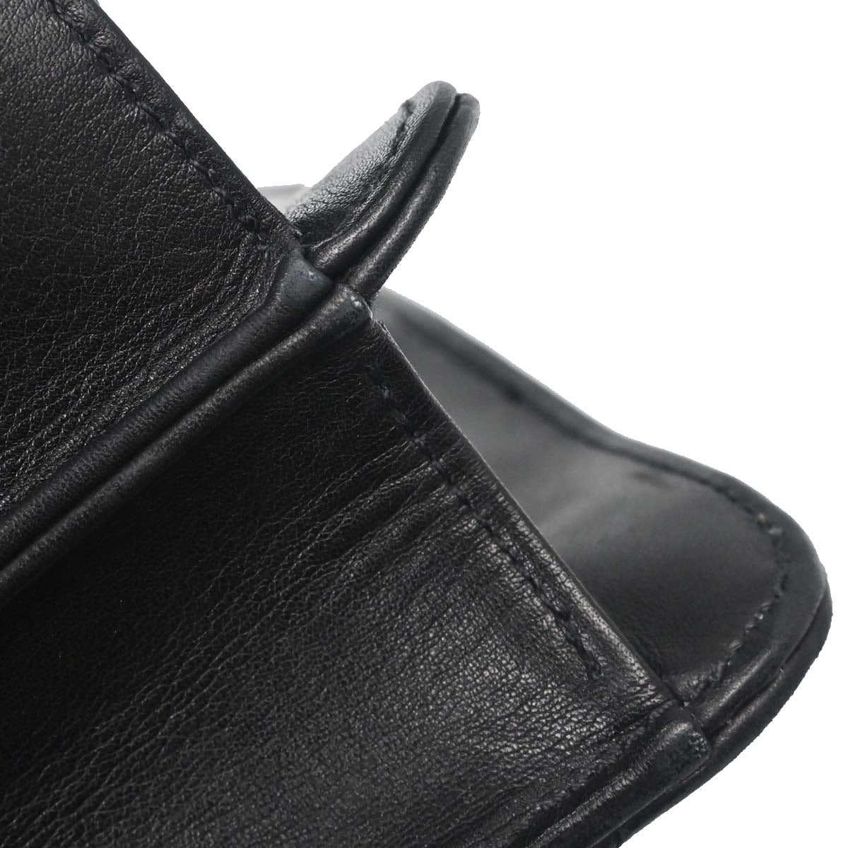Chanel Black Lambskin Briefcase Business 2way Shoulder Handbag