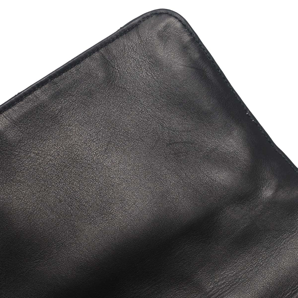 Chanel Black Lambskin Briefcase Business 2way Shoulder Handbag