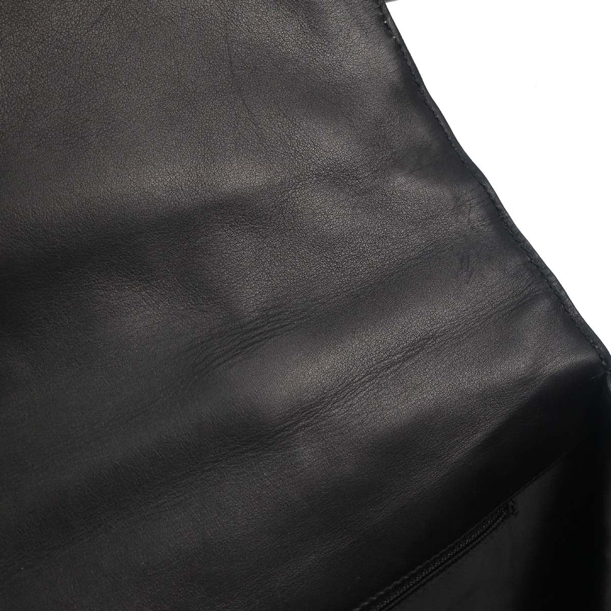 Chanel Black Lambskin Briefcase Business 2way Shoulder Handbag