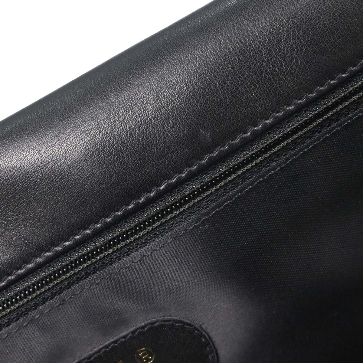 Chanel Black Lambskin Briefcase Business 2way Shoulder Handbag