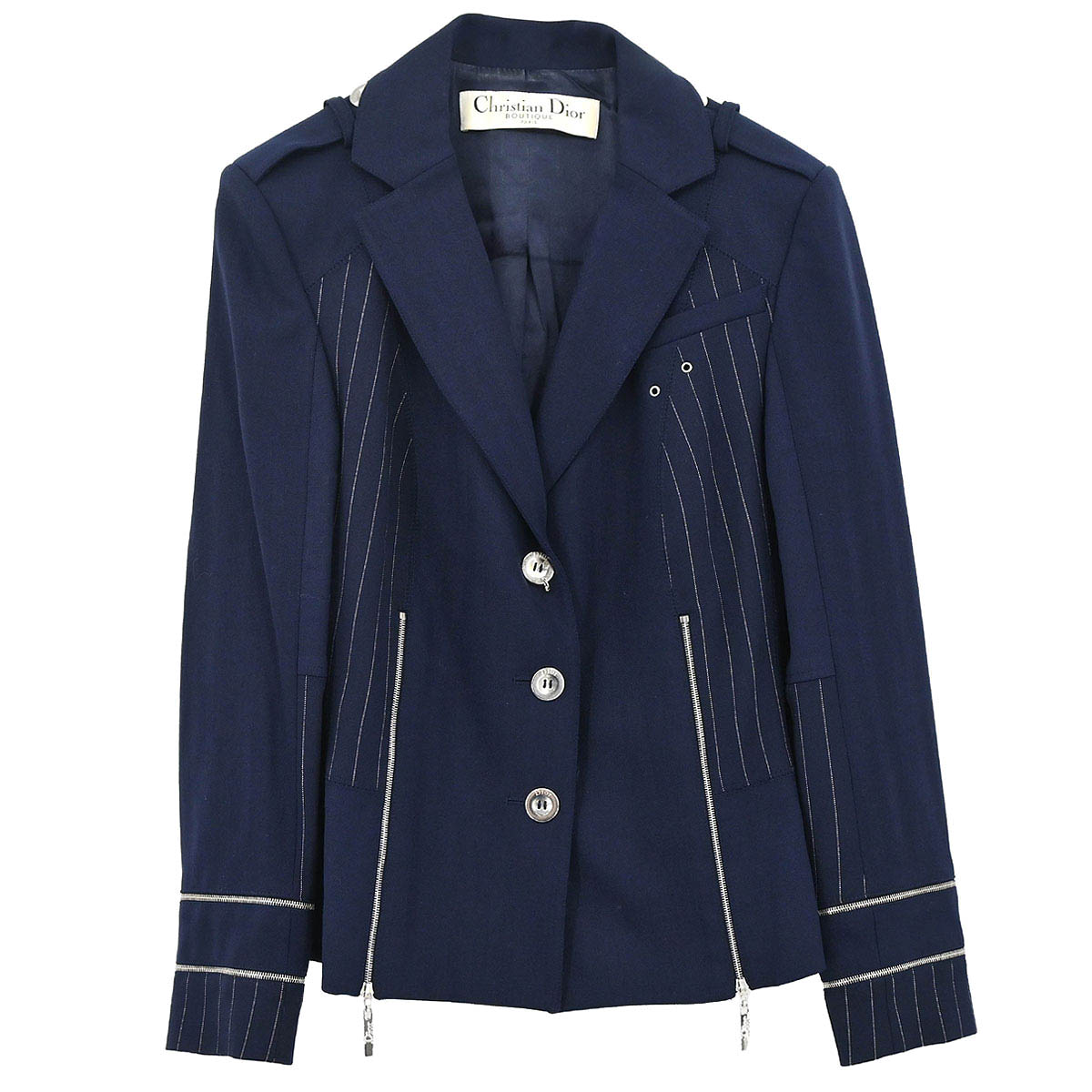 Christian Dior 2004 Single Breasted Jacket Navy #40
