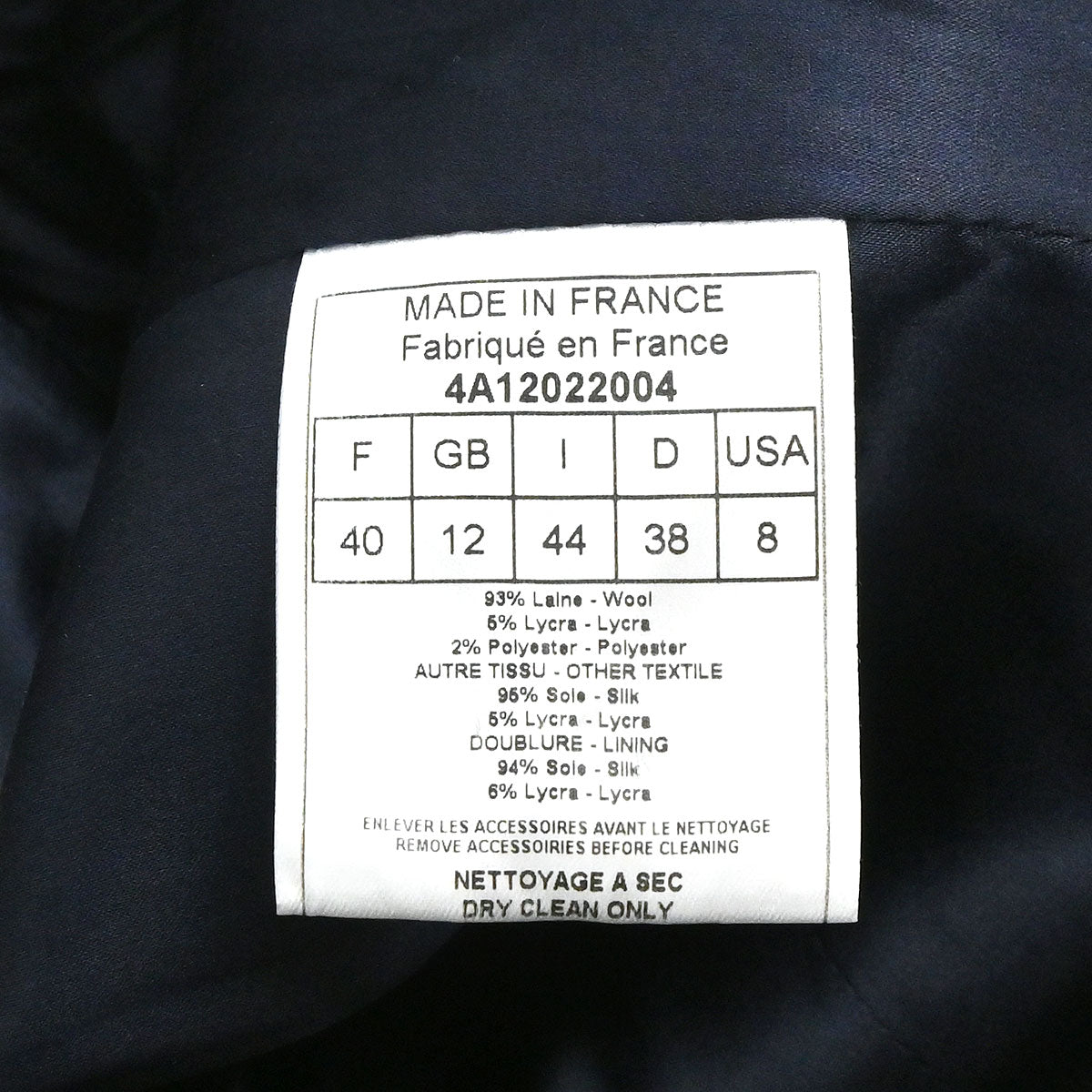 Christian Dior 2004 Single Breasted Jacket Navy #40