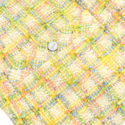 Chanel 1996 Tweed Coat Yellow #42