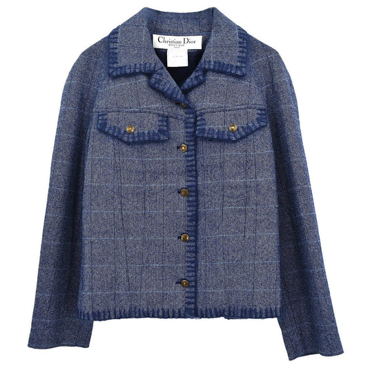 Christian Dior 2000 Single Breasted Jacket Blue #42