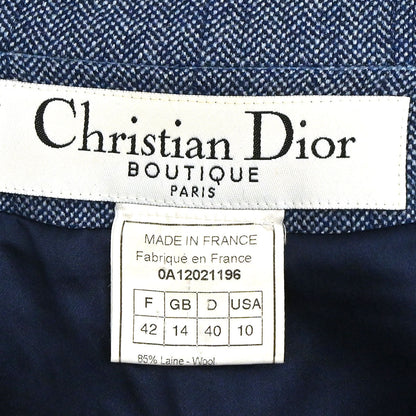 Christian Dior 2000 Single Breasted Jacket Blue #42