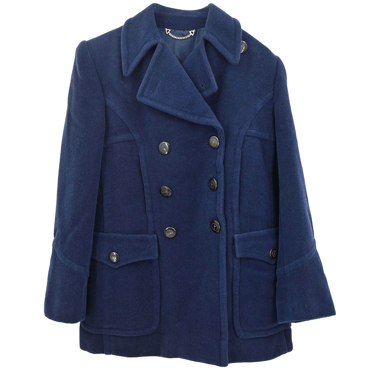 Gucci 1995 Double Breasted Jacket Navy #42