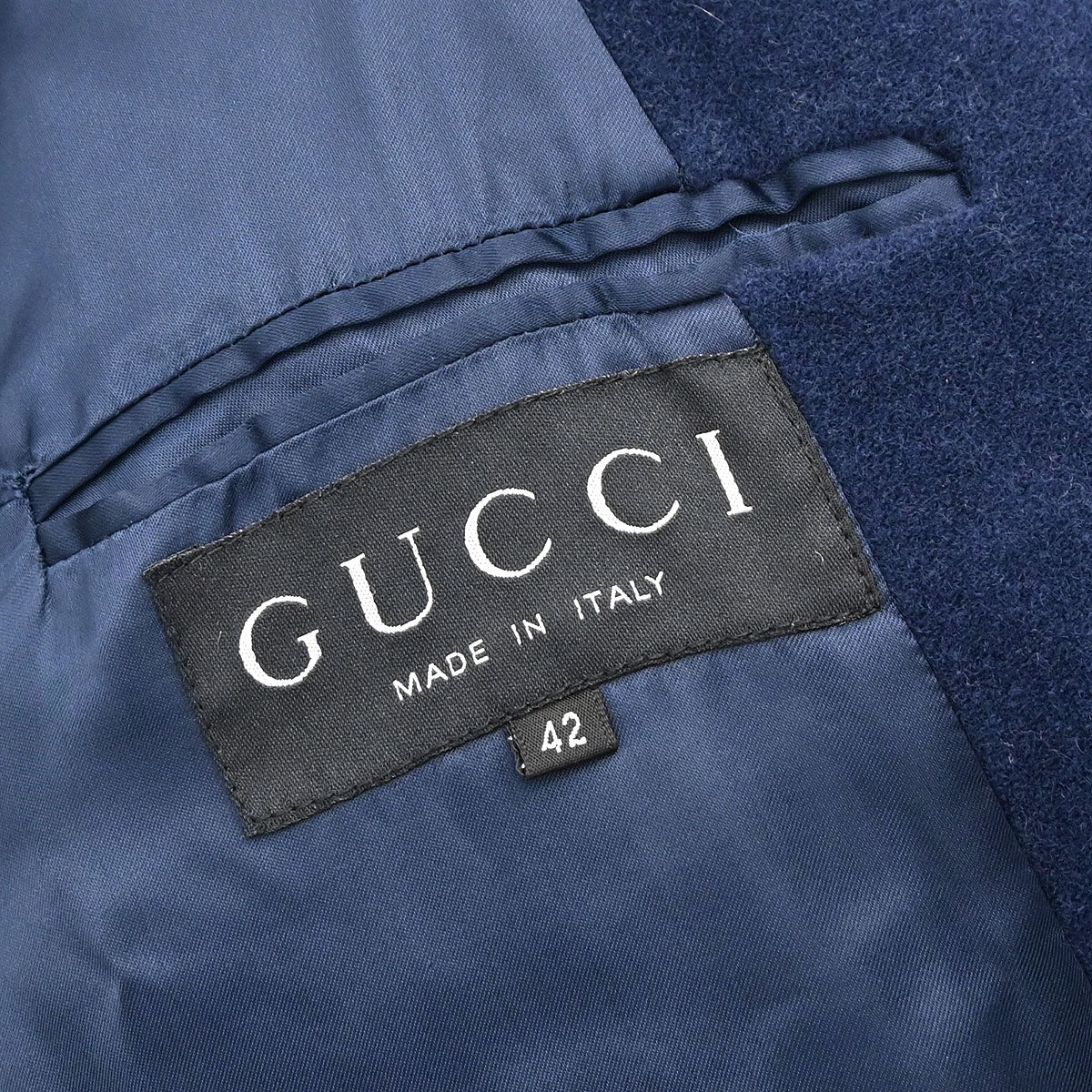 Gucci 1995 Double Breasted Jacket Navy #42