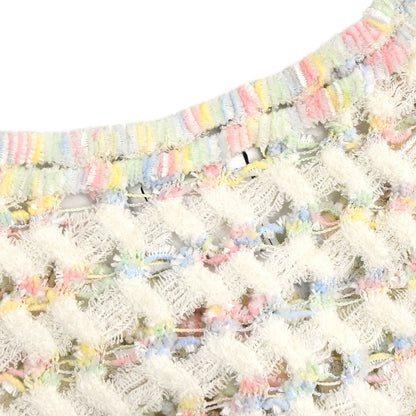 Chanel 1998 Tweed Cardigan White #40