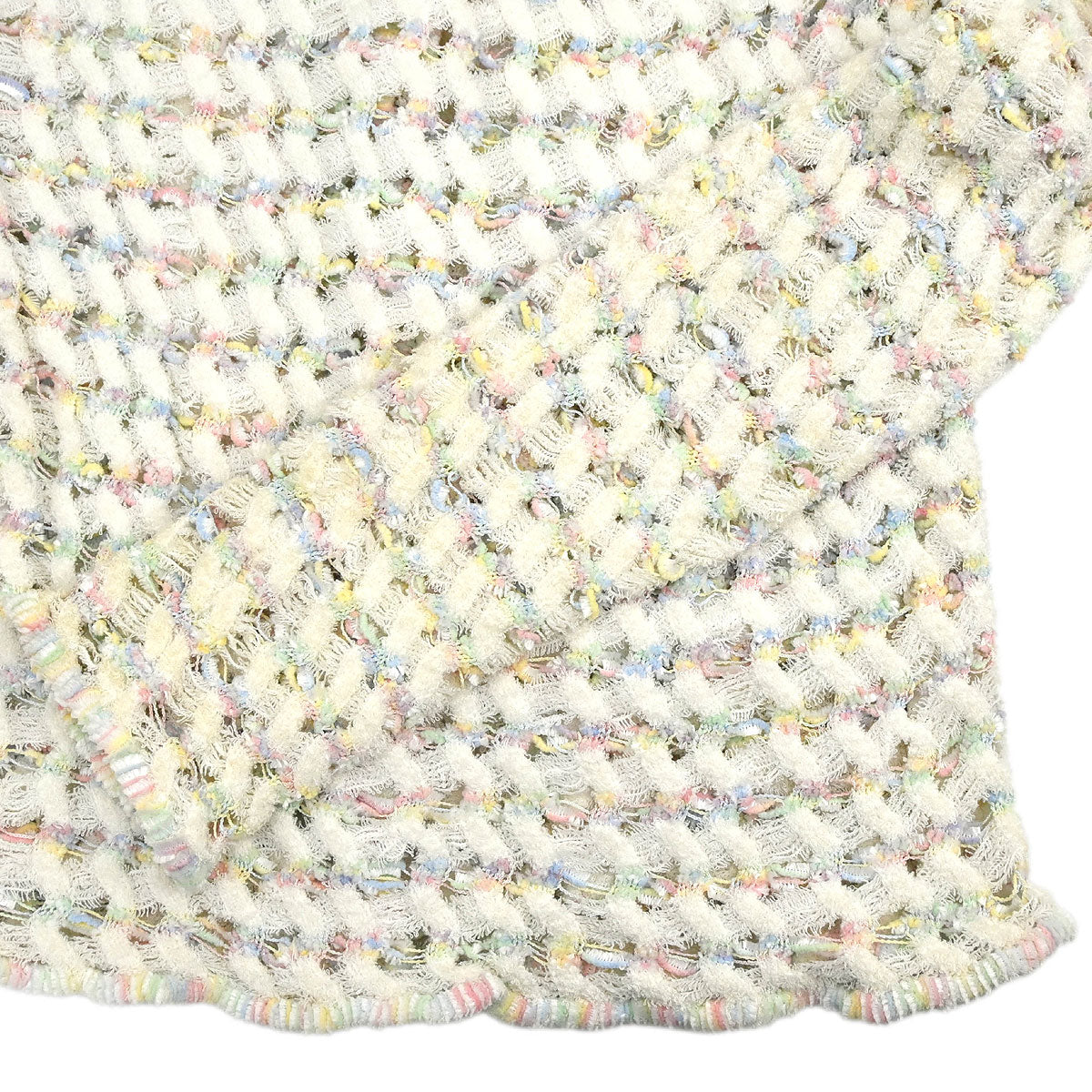 Chanel 1998 Tweed Cardigan White #40