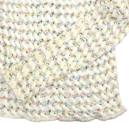 Chanel 1998 Tweed Cardigan White #40